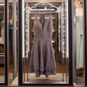 Emerald Sundae Mauve Lace Dress